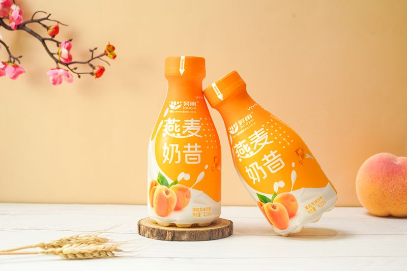 黄桃燕麦奶昔